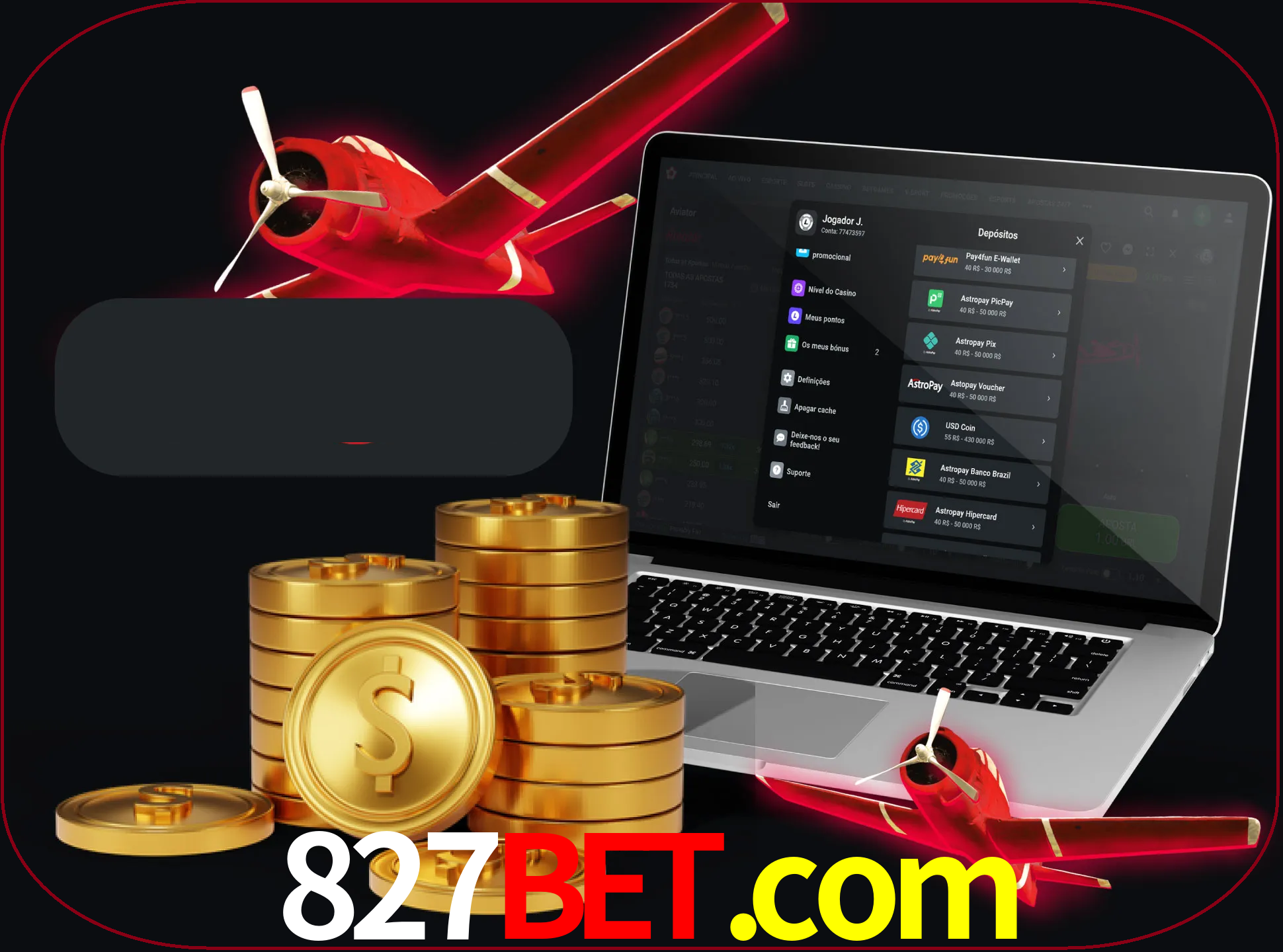 Você pode sacar seu dinheiro com qualquer um dos métodos de pagamento mais populares no Brasil.