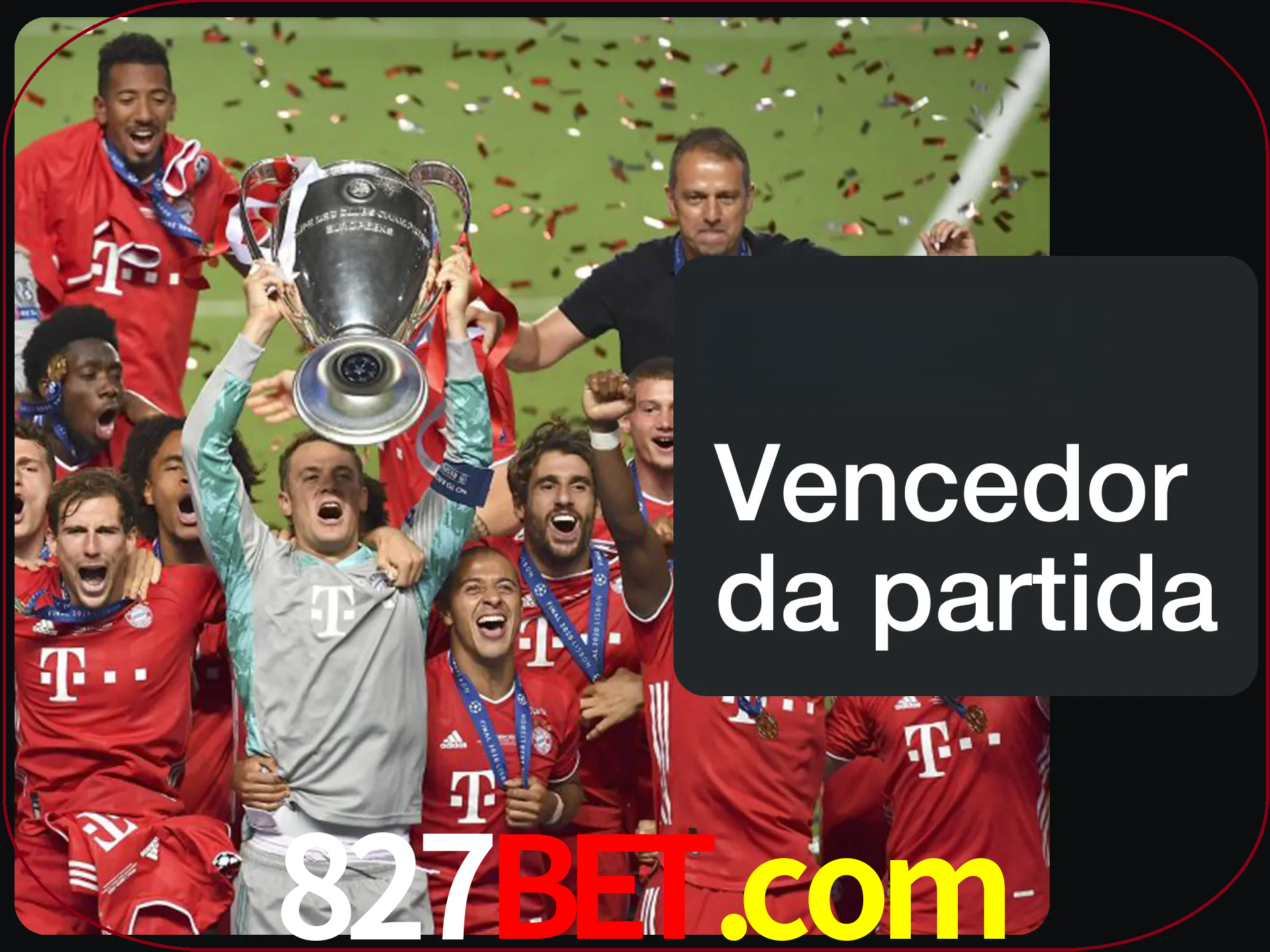 Aposte no vencedor e ganhe uma grande quantia de dinheiro.