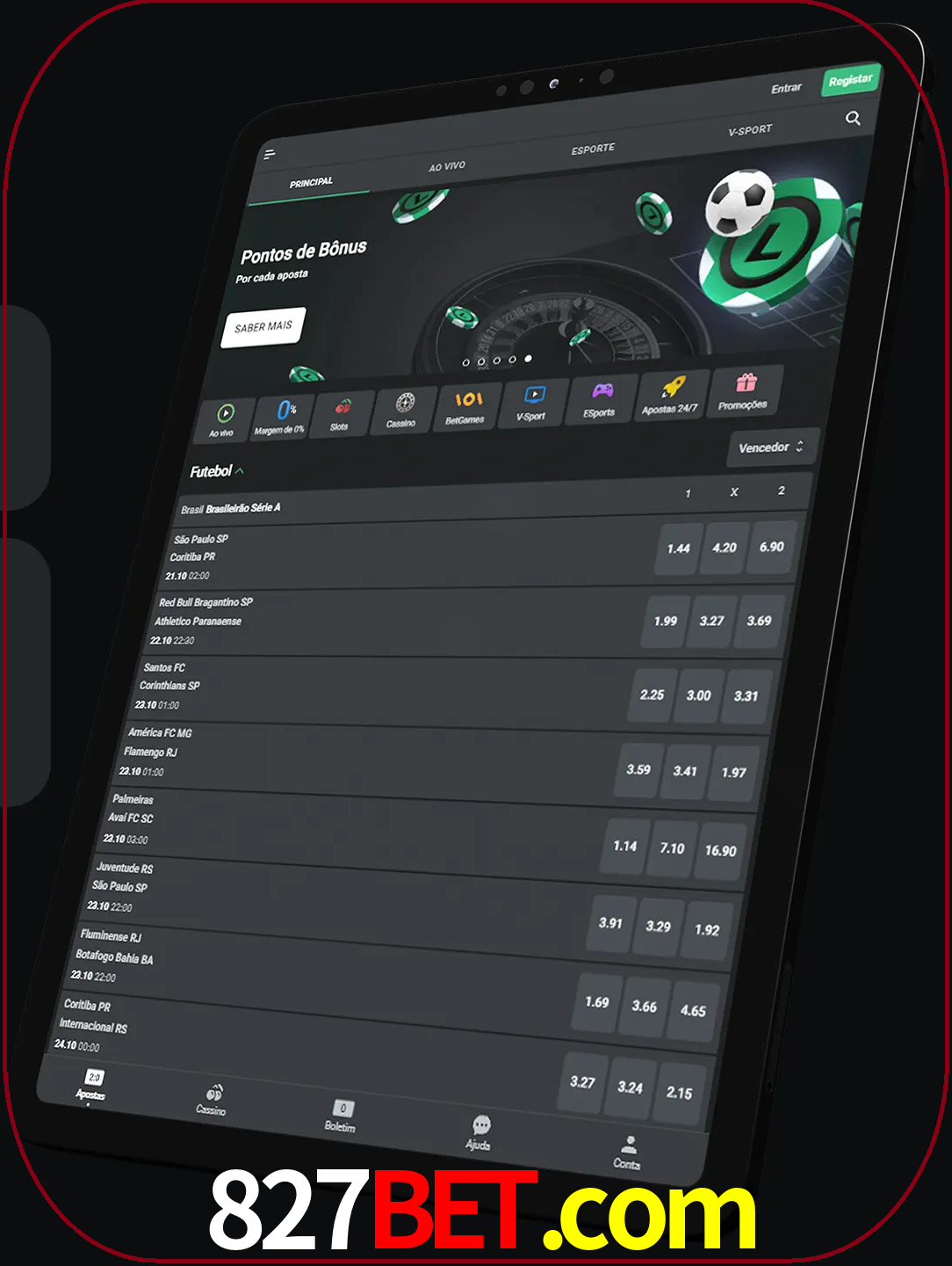 Você pode usar a versão do website em qualquer dispositivo.