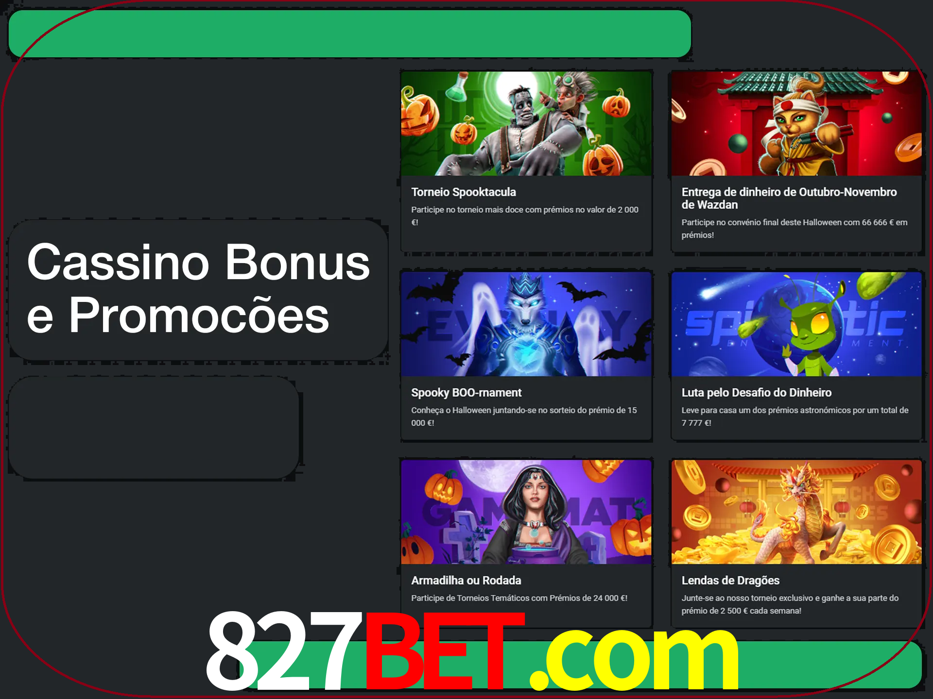 Verifique se há novos bônus de cassino para reivindicar.